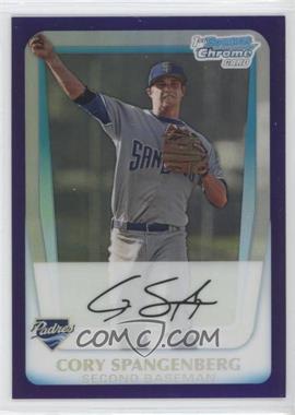 2011 Bowman Draft Picks & Prospects - Chrome Prospects - Retail Purple Refractor #BDPP80 - Cory Spangenberg