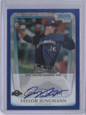 2011 Bowman Draft Picks & Prospects - Chrome Prospects Autograph - Blue Refractor #BCAP-TJ - Taylor Jungmann /150