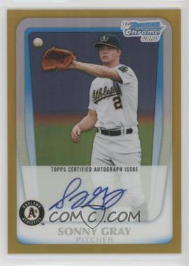 2011 Bowman Draft Picks & Prospects - Chrome Prospects Autograph - Gold Refractor #BCAP-SGR - Sonny Gray /50