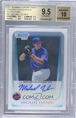 2011 Bowman Draft Picks & Prospects - Chrome Prospects Autograph - Refractor #BCAP-MF - Michael Fulmer /500 [BGS 9.5 GEM MINT]