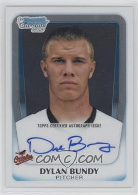 2011 Bowman Draft Picks & Prospects - Chrome Prospects Autograph #BCAP-DB - Dylan Bundy