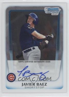 2011 Bowman Draft Picks & Prospects - Chrome Prospects Autograph #BCAP-JBA - Javier Baez