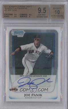 2011 Bowman Draft Picks & Prospects - Chrome Prospects Autograph #BCAP-JP - Joe Panik [BGS 9.5 GEM MINT]