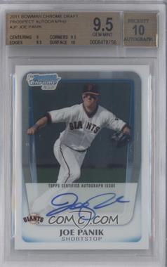 2011 Bowman Draft Picks & Prospects - Chrome Prospects Autograph #BCAP-JP - Joe Panik [BGS 9.5 GEM MINT]