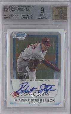 2011 Bowman Draft Picks & Prospects - Chrome Prospects Autograph #BCAP-RS - Robert Stephenson [BGS 9 MINT]