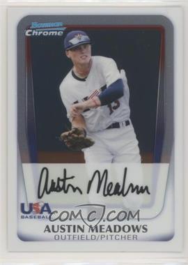 2011 Bowman Draft Picks & Prospects - Chrome Prospects #BDPP100 - Austin Meadows