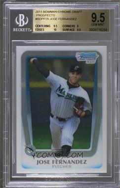 2011 Bowman Draft Picks & Prospects - Chrome Prospects #BDPP29 - Jose Fernandez [BGS 9.5 GEM MINT]