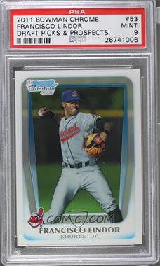 2011 Bowman Draft Picks & Prospects - Chrome Prospects #BDPP53 - Francisco Lindor [PSA 9 MINT]