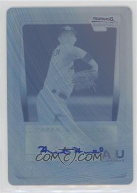 2011 Bowman Draft Picks & Prospects - Chrome USA 16U National Team Autograph - Printing Plate Cyan #AA-HM - Hunter Mercado-Hood /1