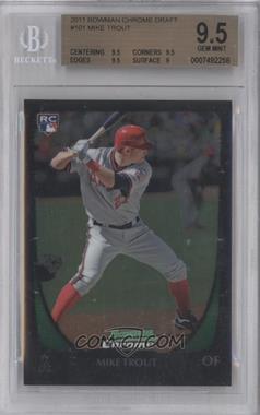 2011 Bowman Draft Picks & Prospects - Chrome #101 - Mike Trout [BGS 9.5 GEM MINT]