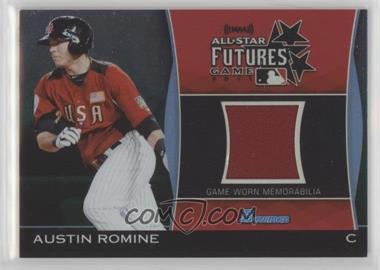 2011 Bowman Draft Picks & Prospects - Futures Game Relics - Green #FGR-AR - Austin Romine /25