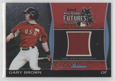 2011 Bowman Draft Picks & Prospects - Futures Game Relics - Green #FGR-GB - Gary Brown /25