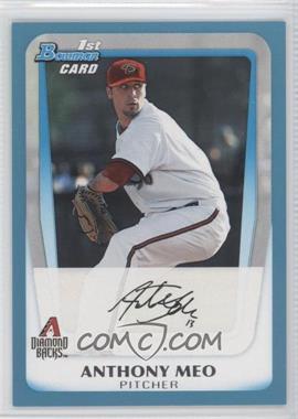 2011 Bowman Draft Picks & Prospects - Prospects - Blue #BDPP59 - Anthony Meo /499