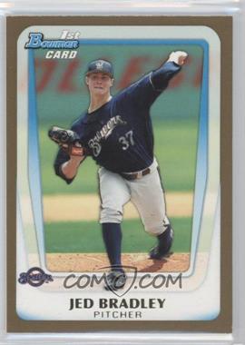 2011 Bowman Draft Picks & Prospects - Prospects - Gold #BDPP16 - Jed Bradley