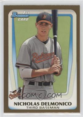 2011 Bowman Draft Picks & Prospects - Prospects - Gold #BDPP26 - Nicholas Delmonico