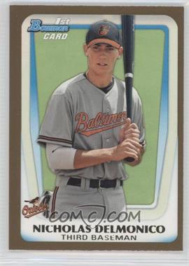 2011 Bowman Draft Picks & Prospects - Prospects - Gold #BDPP26 - Nicholas Delmonico