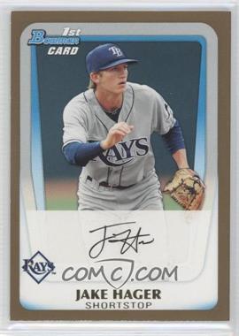 2011 Bowman Draft Picks & Prospects - Prospects - Gold #BDPP39 - Jake Hager