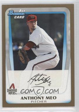 2011 Bowman Draft Picks & Prospects - Prospects - Gold #BDPP59 - Anthony Meo