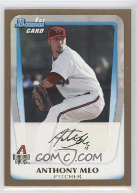 2011 Bowman Draft Picks & Prospects - Prospects - Gold #BDPP59 - Anthony Meo