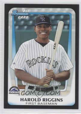 2011 Bowman Draft Picks & Prospects - Prospects #BDPP21 - Harold Riggins [Noted]