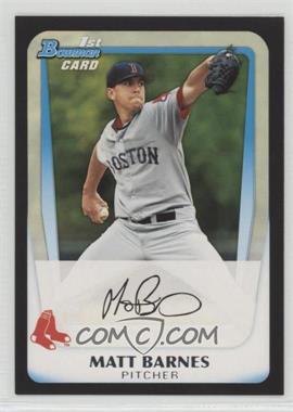 2011 Bowman Draft Picks & Prospects - Prospects #BDPP8 - Matt Barnes