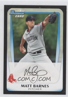 2011 Bowman Draft Picks & Prospects - Prospects #BDPP8 - Matt Barnes