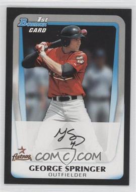 2011 Bowman Draft Picks & Prospects - Prospects #BDPP81 - George Springer