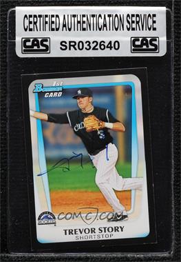 2011 Bowman Draft Picks & Prospects - Prospects #BDPP84 - Trevor Story [CAS Certified Sealed]