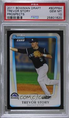 2011 Bowman Draft Picks & Prospects - Prospects #BDPP84 - Trevor Story [PSA 10 GEM MT]