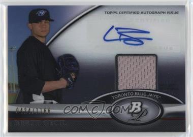 2011 Bowman Platinum - Autograph Relic Refractor #BAR-BC - Brett Cecil /1166