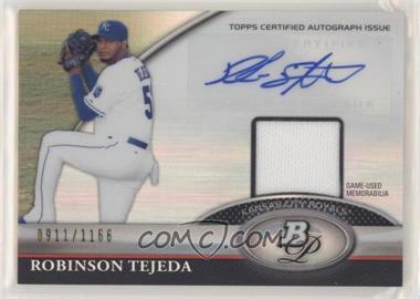 2011 Bowman Platinum - Autograph Relic Refractor #BAR-RT - Robinson Tejeda /1166