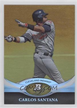 2011 Bowman Platinum - [Base] - Gold #13 - Carlos Santana