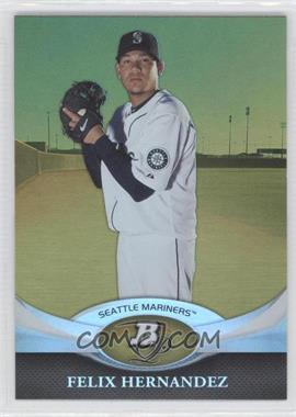 2011 Bowman Platinum - [Base] - Gold #30 - Felix Hernandez