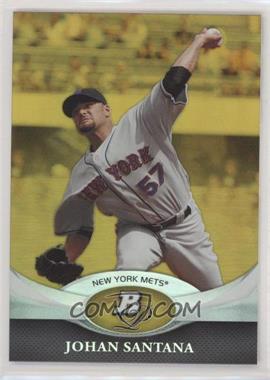 2011 Bowman Platinum - [Base] - Gold #36 - Johan Santana