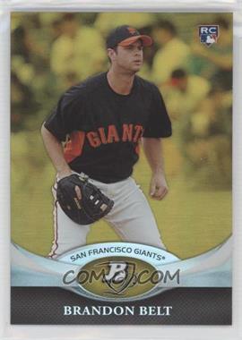 2011 Bowman Platinum - [Base] - Gold #52 - Brandon Belt [EX to NM]