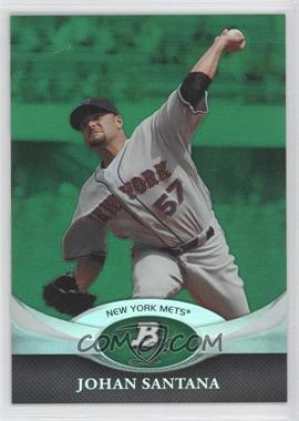 2011 Bowman Platinum - [Base] - Green #36 - Johan Santana