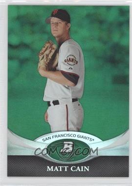 2011 Bowman Platinum - [Base] - Green #54 - Matt Cain