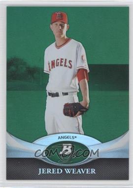 2011 Bowman Platinum - [Base] - Green #56 - Jered Weaver