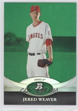 2011 Bowman Platinum - [Base] - Green #56 - Jered Weaver