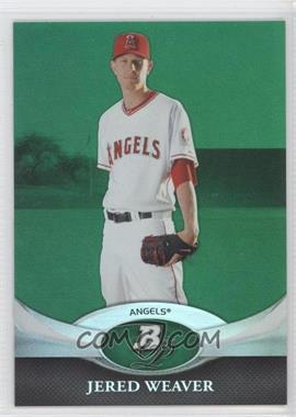 2011 Bowman Platinum - [Base] - Green #56 - Jered Weaver