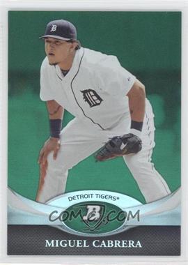 2011 Bowman Platinum - [Base] - Green #6 - Miguel Cabrera