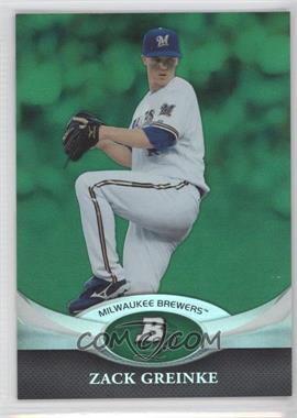 2011 Bowman Platinum - [Base] - Green #70 - Zack Greinke