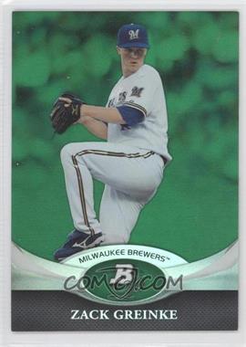 2011 Bowman Platinum - [Base] - Green #70 - Zack Greinke