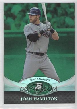 2011 Bowman Platinum - [Base] - Green #75 - Josh Hamilton