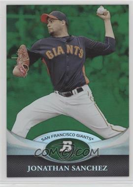 2011 Bowman Platinum - [Base] - Green #78 - Jonathan Sanchez