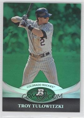 2011 Bowman Platinum - [Base] - Green #91 - Troy Tulowitzki