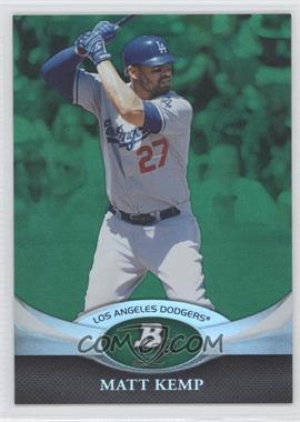 2011 Bowman Platinum - [Base] - Green #96 - Matt Kemp