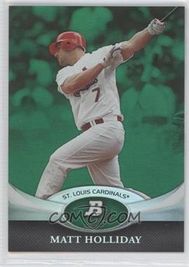 2011 Bowman Platinum - [Base] - Green #98 - Matt Holliday