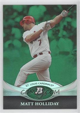 2011 Bowman Platinum - [Base] - Green #98 - Matt Holliday