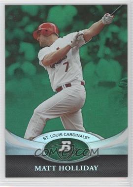 2011 Bowman Platinum - [Base] - Green #98 - Matt Holliday